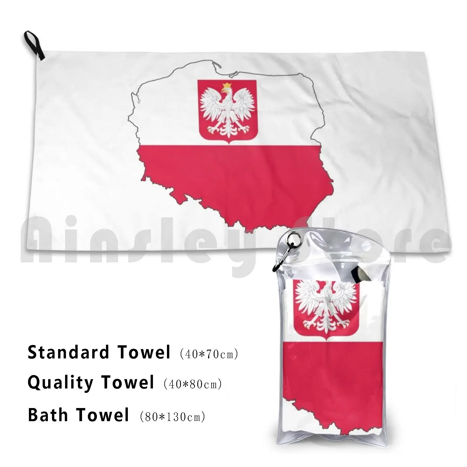 Poland Map And Flag…