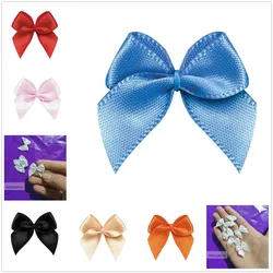 100pcs Bow 26mm±3mm Ribbons For Kids Dress Crafts Wedding DIY Decoration Apparel Accessories