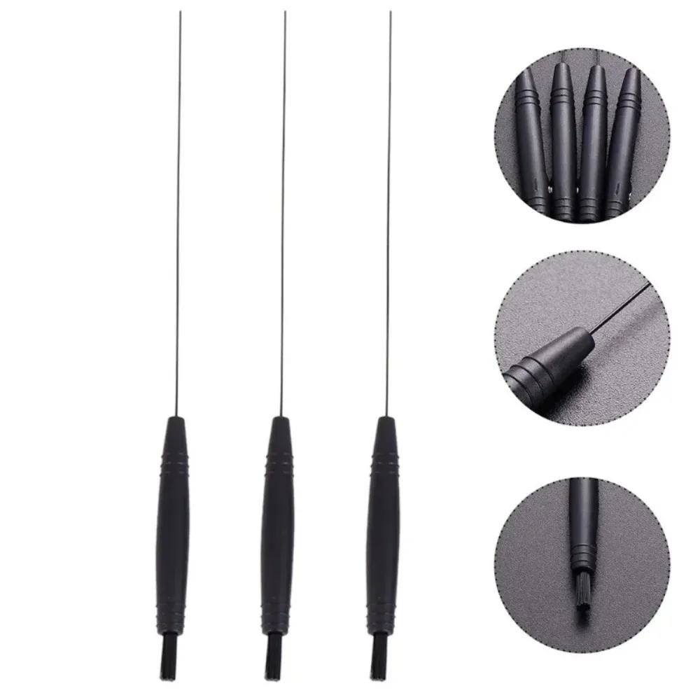 

10PCS Hearing Aid Brushes Hearing Amplifier Cleaning Brushes With Wax Loop Magnet Hearing Aid Sound Tube Clean Rod Ear Care Tool