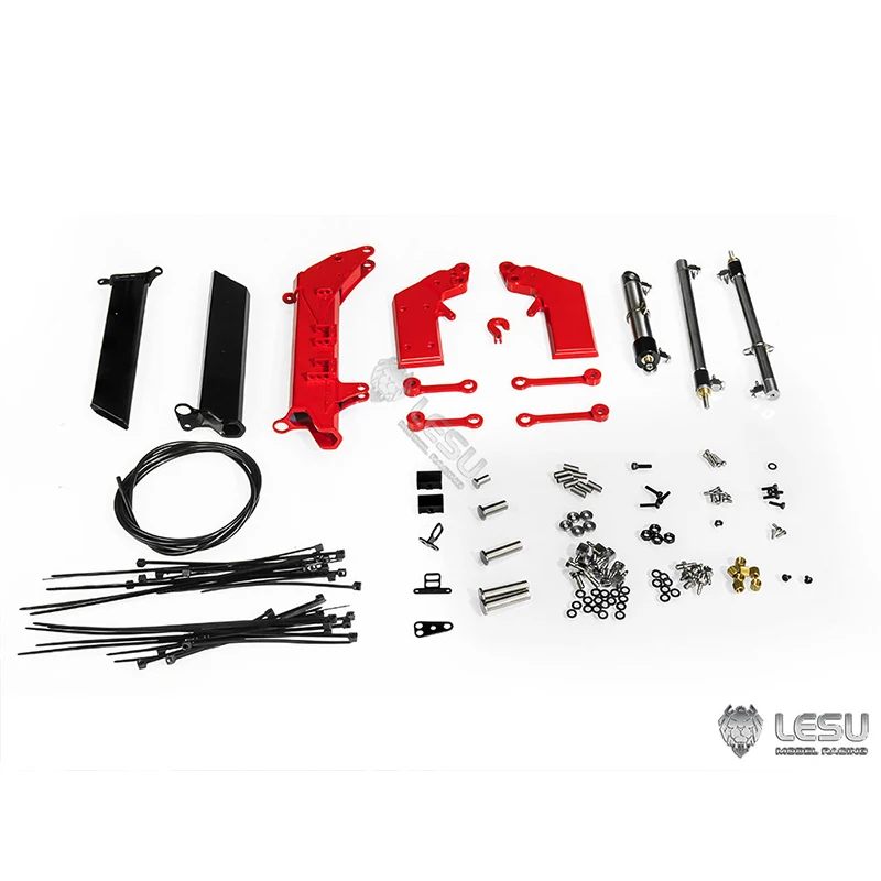 LESU Metall-Flugausleger-Kran RTR für 1/14 RC Hydraulik-Dumper-Auto-LKW DIY-Modell, verbessertes Teil, lackiertes, montiertes Modellteil – Detail 3