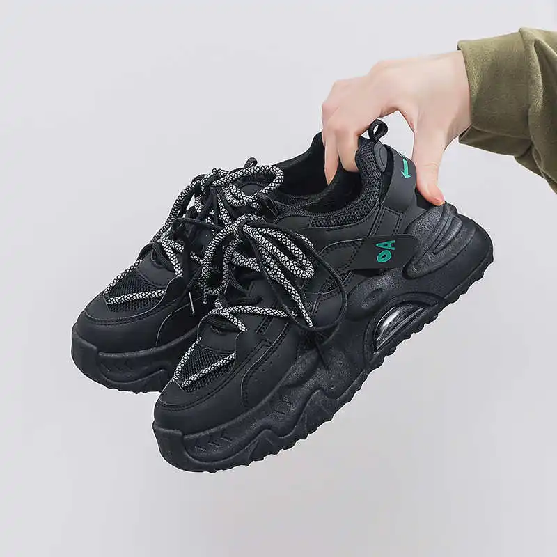 

Thin Heel Non Slip Women's Gray Sneakers Flats Back Ladies Luxury Size 40 Women Shoes Sport Trainers Jogging Novelty