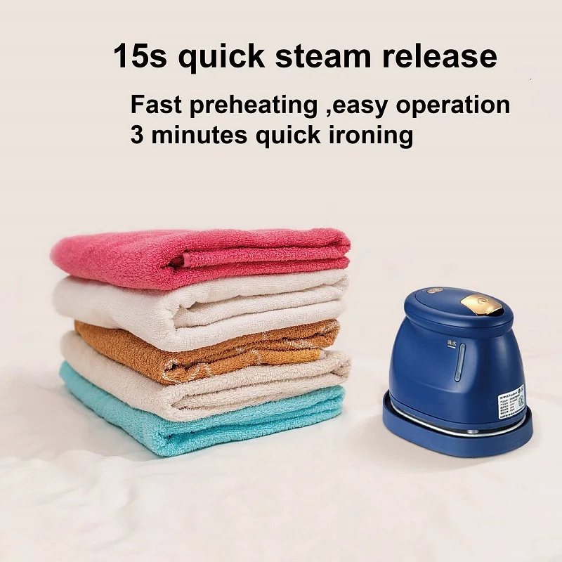 220V Mini Handheld Steam Iron Dormitory Big Steam Electric Garment Steamer Wet Dry Ironing Machine Portable Travel Electric Iron