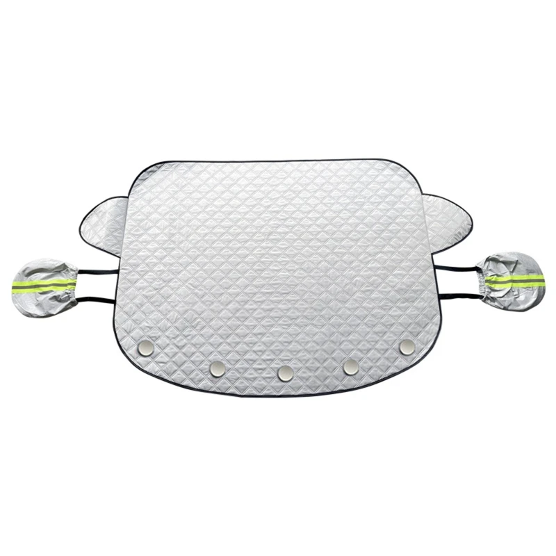 

Car Windshield Sunshade SUV Front Window Protective Ice with 5 Magnets SUVs Trucks Protect Waterproof