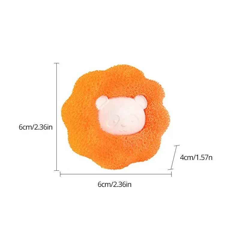 Laundry Balls Pet Hair Collector for Washing Machine Reusable Laundry Lint Catcher Removes Lint From Clothes Pet Cat Accessories