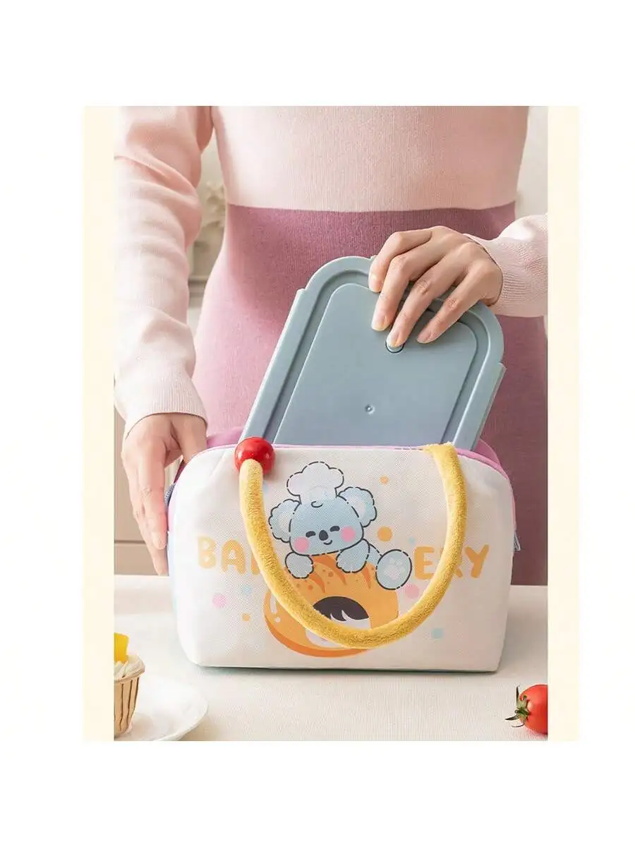 حقيبة يد الأطفال بأنماط كرتونية لطيفة وحقيبة بينتو المعزولة صغيرة وخفيفة الوزن