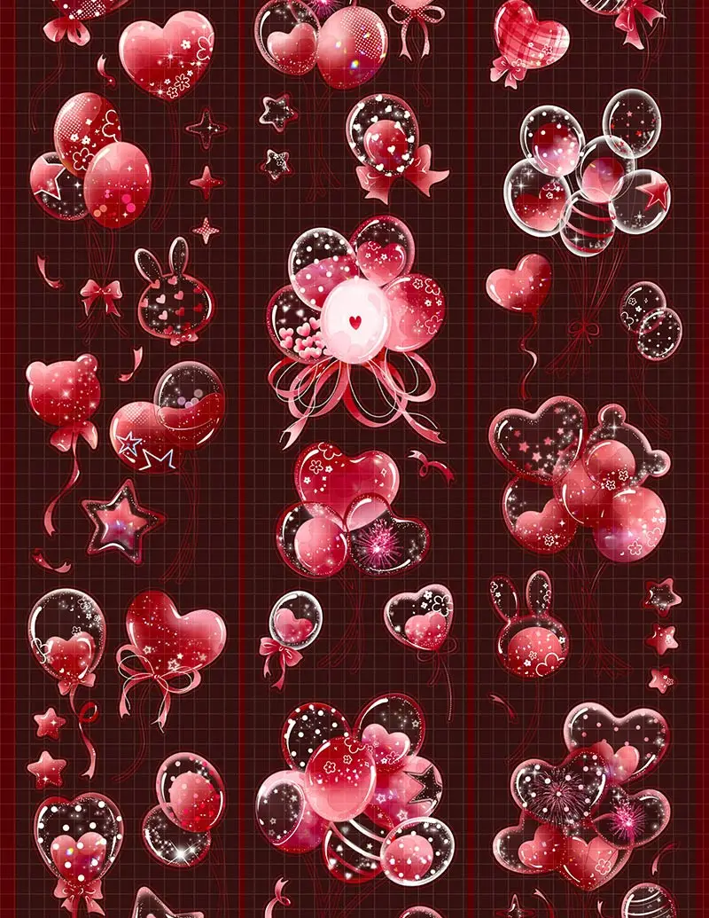 

Balloon PET Journal Washi Tape Decorative Tape Handmade DIY Material