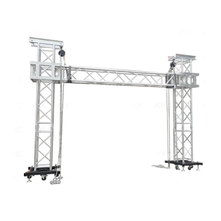 Aluminum Professional Goal Post dj booth Truss For Live Concert Performance