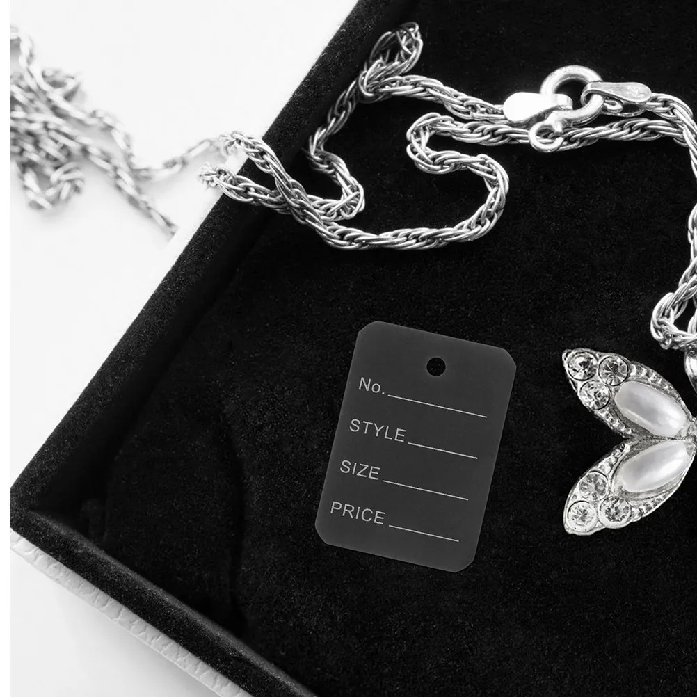 2000Pcs Retail Clothing Tags Durable Paper Blank Marking Price Hanging Labels for Store Use Strung Marking Tags