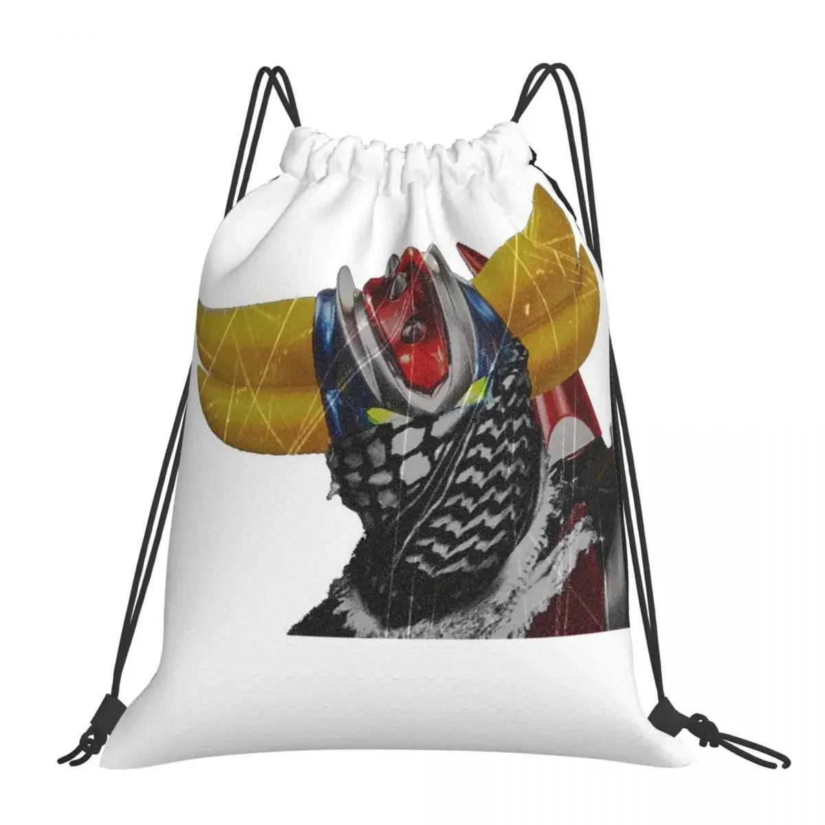 GRENDIZER Backpacks Casual Portable Drawstring Bags Drawstring Bundle Pocket Storage Bag BookBag For Man Woman School