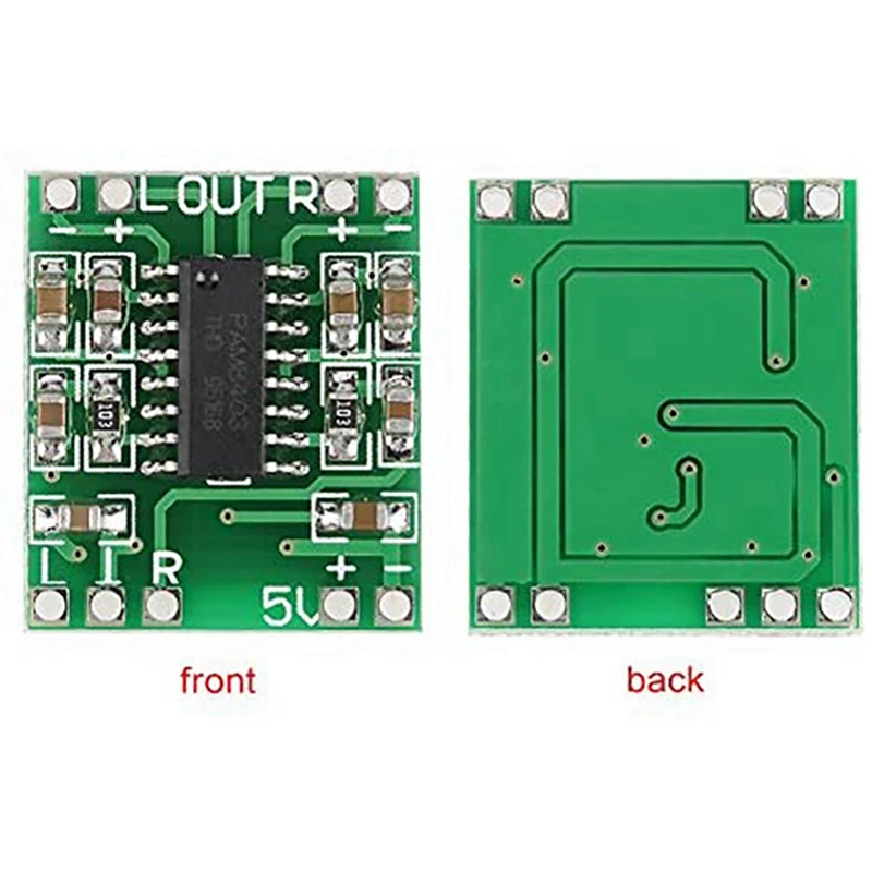 15 Pcs Digitale Eindversterker Boord, 2X3W Type D PAM8403 Audio Module Dc 5V Digitale Audio Versterker Board Module