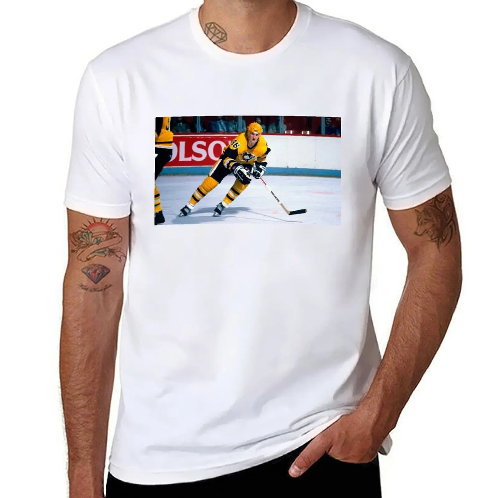 

Mario Lemieux T-Shirt man t shirt cotton high quality printed t shirts for man men t shirt cotton 100% T-shirt