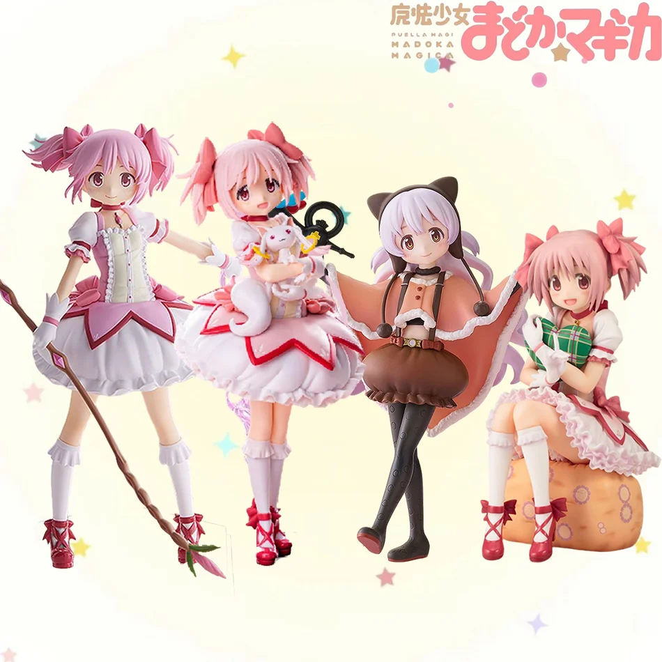 Puella Magi Madoka Magica Figur Kaname Madoka Figur PVC-Modell Puppe Desktop-Dekoration Actionfigur Sammlerspielzeug Kindergeschenke