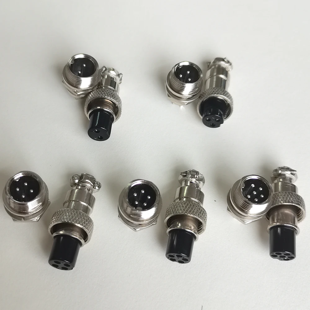 1 Set GX12 9mmx35mm 10mm M12 M13 2 3 4 5 6 Pin Stecker Buchse wasserdichter runder GX Aviator Steckverbinder – Detail 3