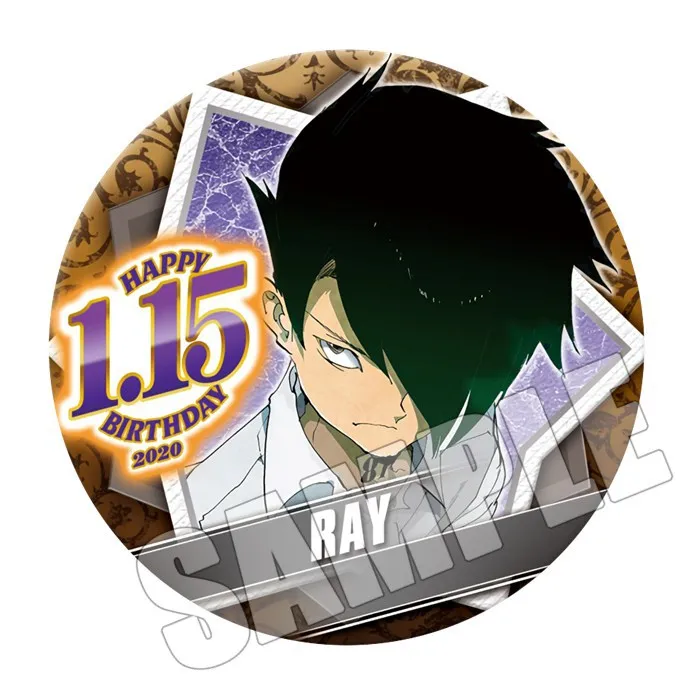 The Promised Neverland 58MM ROUND ICONS IRON BADGE