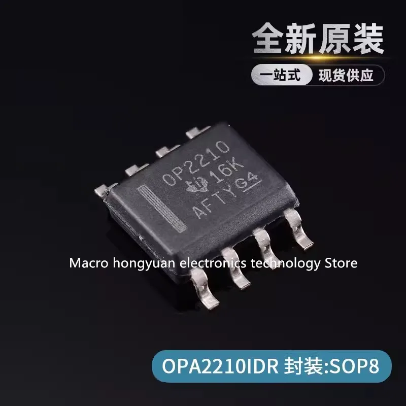 

10adet OPA2210IDR OPA2210ID Silkscreen OP2210 Operational Amplifier Package SOP8