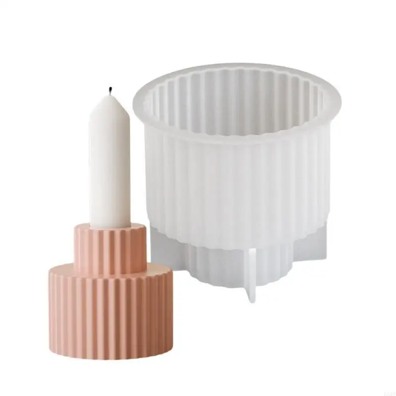 Flexible Silicone Striped Holder Mold For DIY Crafting And Home Decors