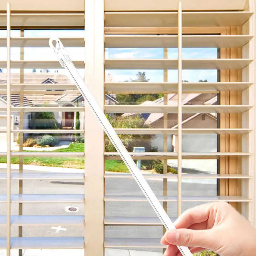 6Pcs Clear Tilt Wand Replacement For Home Window Blind People Strong Hook Support Vertical Blinds Curtain Adjusting