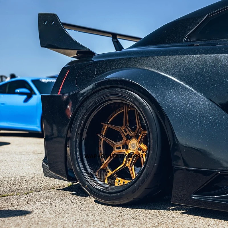 

2/3 Pieces Wrapped Carbon Fiber Black Wheels 19 20 21 22 24 26 Inch Wheels Spokes 5x114.3 5x112 5x130 Car Wheel for Benz