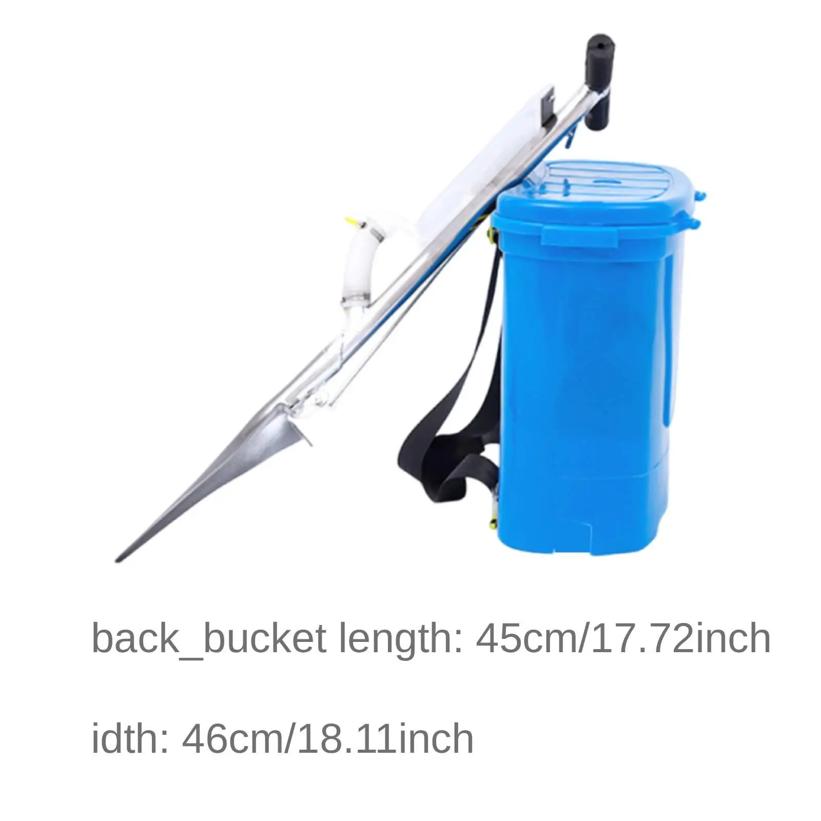 Back Carrying Granular Fertilizer Spreader Professional with Bucket 25L Capacity Ergonomic Handle Replace Versatile Accessories