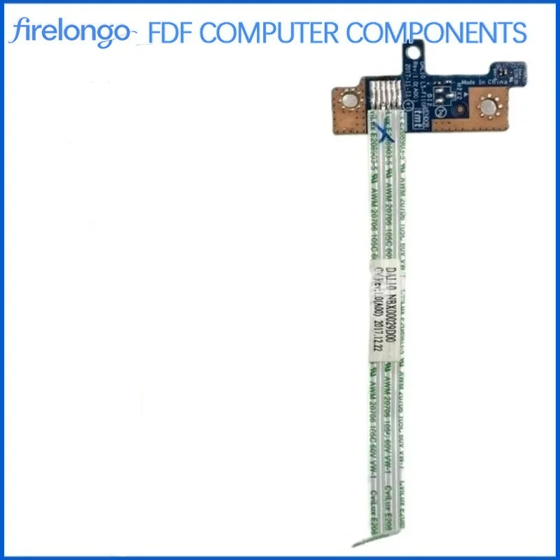 For Dell Latitude 3490 P89G Power Button Board with Cable LS-F116P Replacement