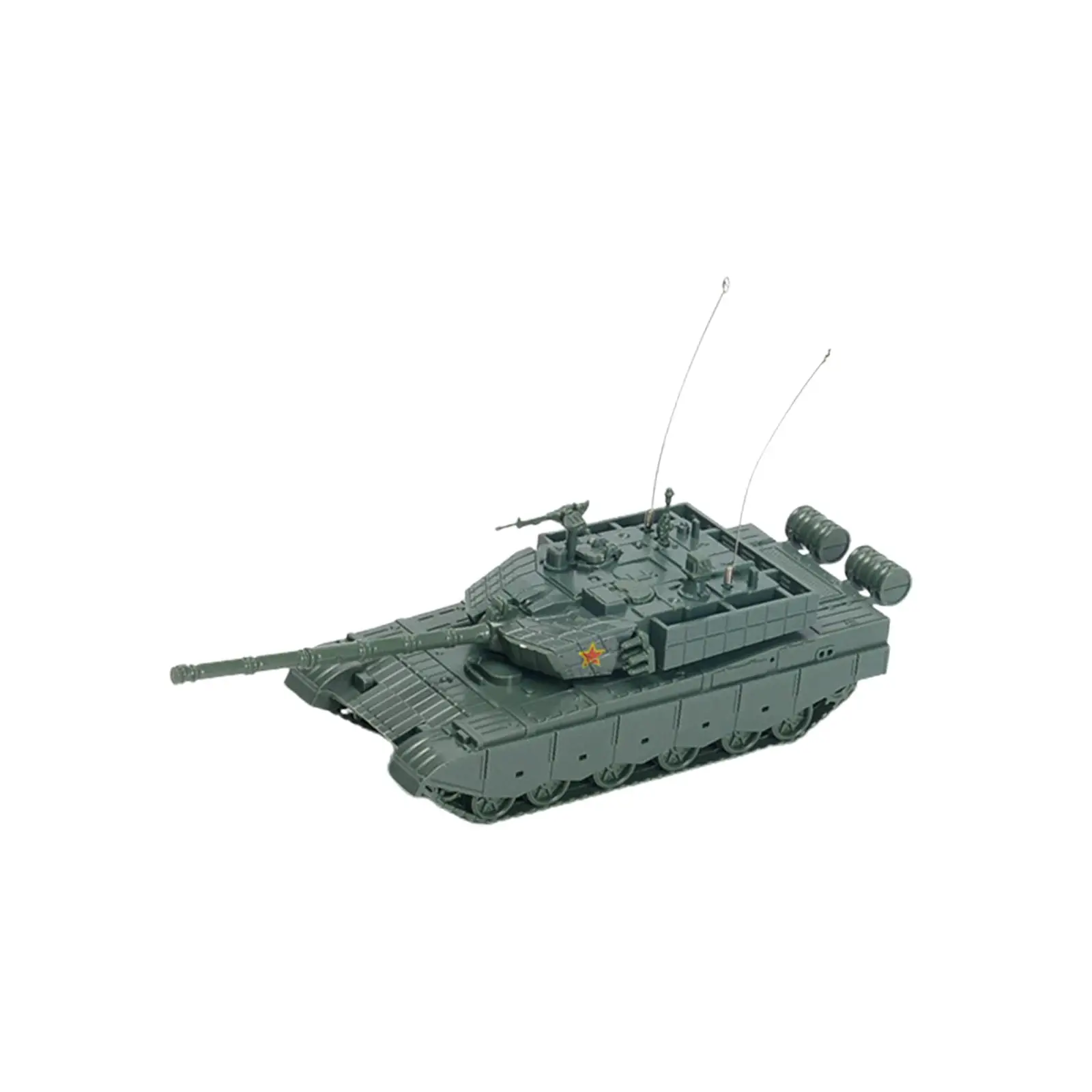 1/72 Scale DIY Assemble Education Toy Building Model Kits Armored Tank Model for Gift Party Favors Collectibles Kids Display