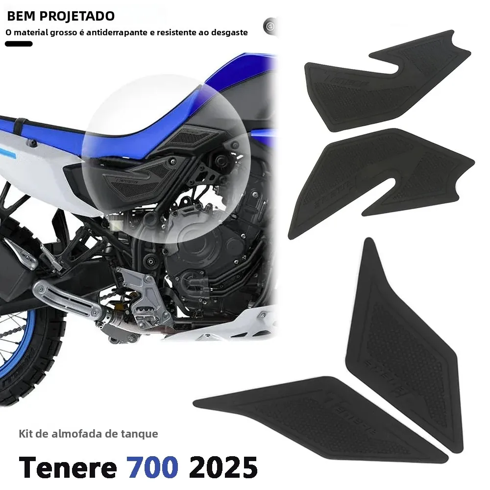 para-yamaha-tenere-700-rally-t700-2025-antiderrapante-tanque-almofada-adesivo-motocicleta-joelho-aderencia-tracao-almofadas-laterais-protetor-de-tanque-decalque