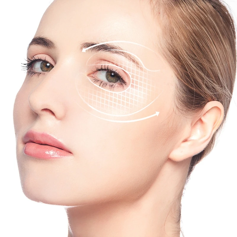 1 Pair Hyaluronic Acid Microneedle Eye Patches Mask for Anti Wrinkle Aging Dark Circles Moisturizing Under Eye Gel Dropship