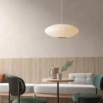 Fabric lantern ball single head hanging lighting items creative bedroom Japanese and Korean homestay