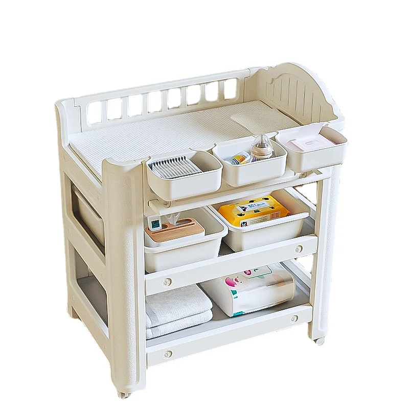 Zl Diaper-Changing Table Baby Care Desk Massage Touch Bath Multifunctional