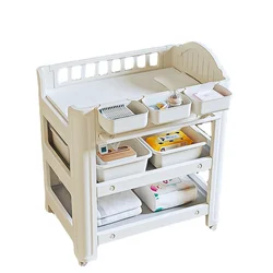 Zl Mesa de Mudança de Fralda Baby Care Desk Massagem Toque Banho Multifuncional