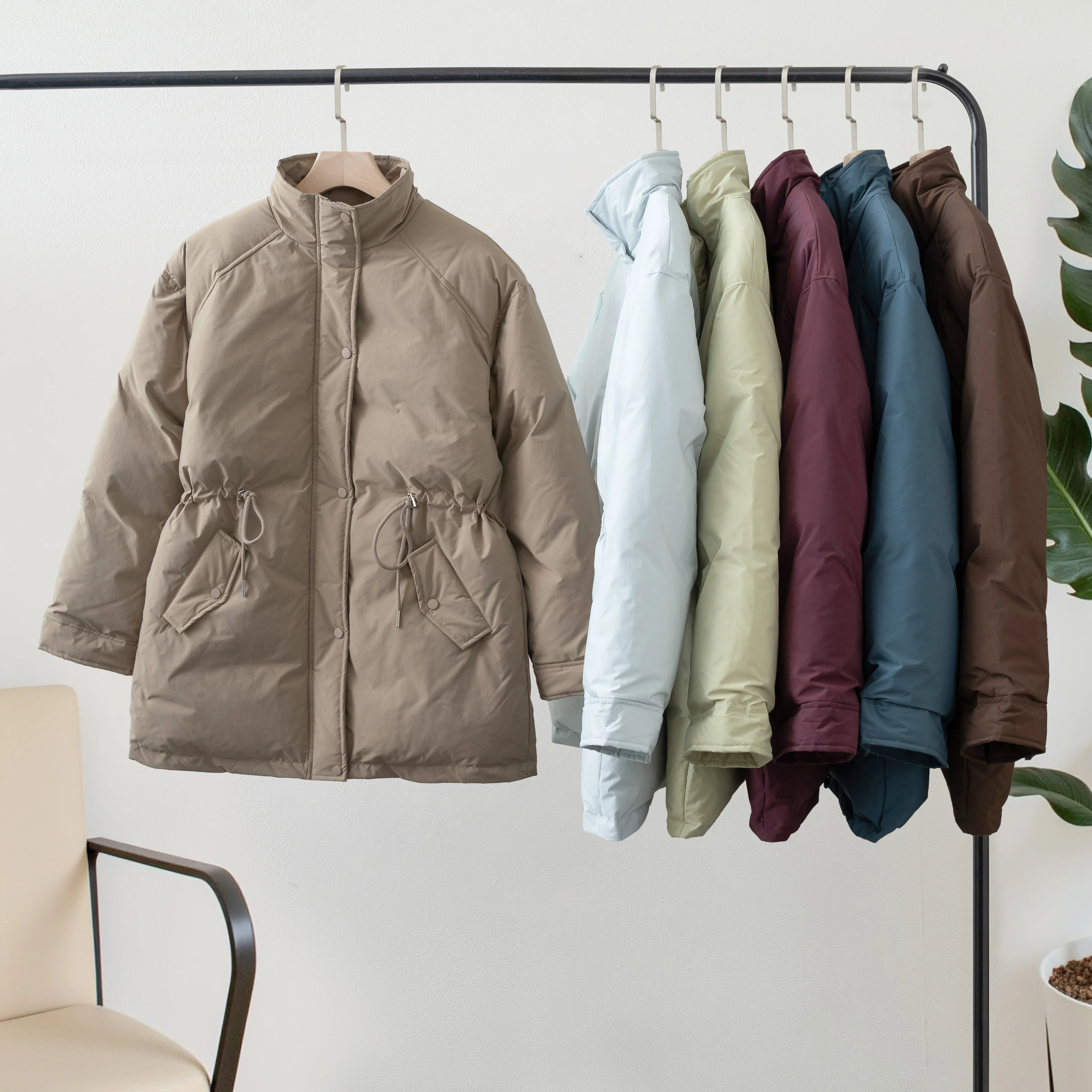 2025 Fashion Women Autumn Winter Jacket Warm parka Water proof