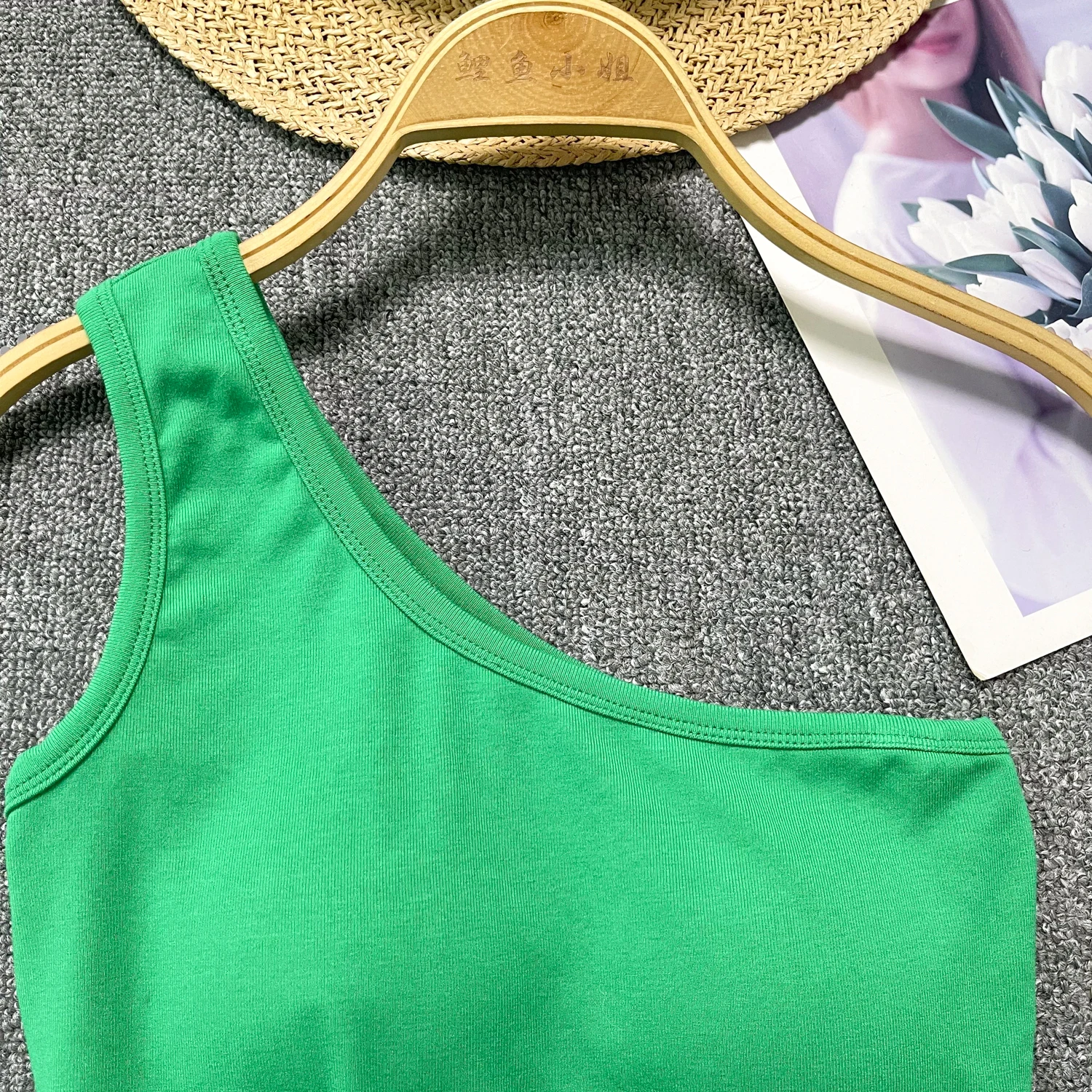 Women Chic Solid Camis Slim One Shoulder Tank Top Basic Hot Sexy Korean Fashion Off Shoulder Summer Women Crop Top