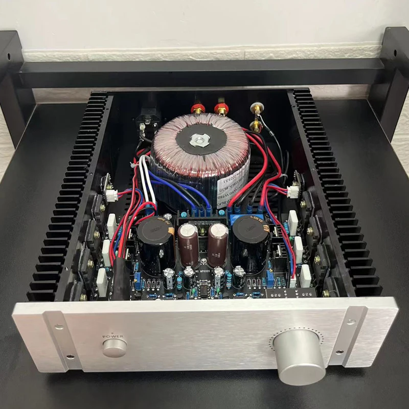 150W + 150W Réplica Marantz HDAM Classe AB Amplificador de potência Dual Mono Design simétrico HiFi Amp com 8 transistores de potência