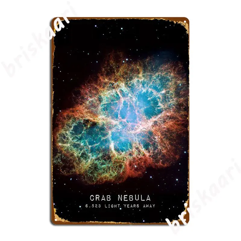 Crab Nebula Metal Sign Painting Décor Club Bar Club Party Design Tin Sign Poster