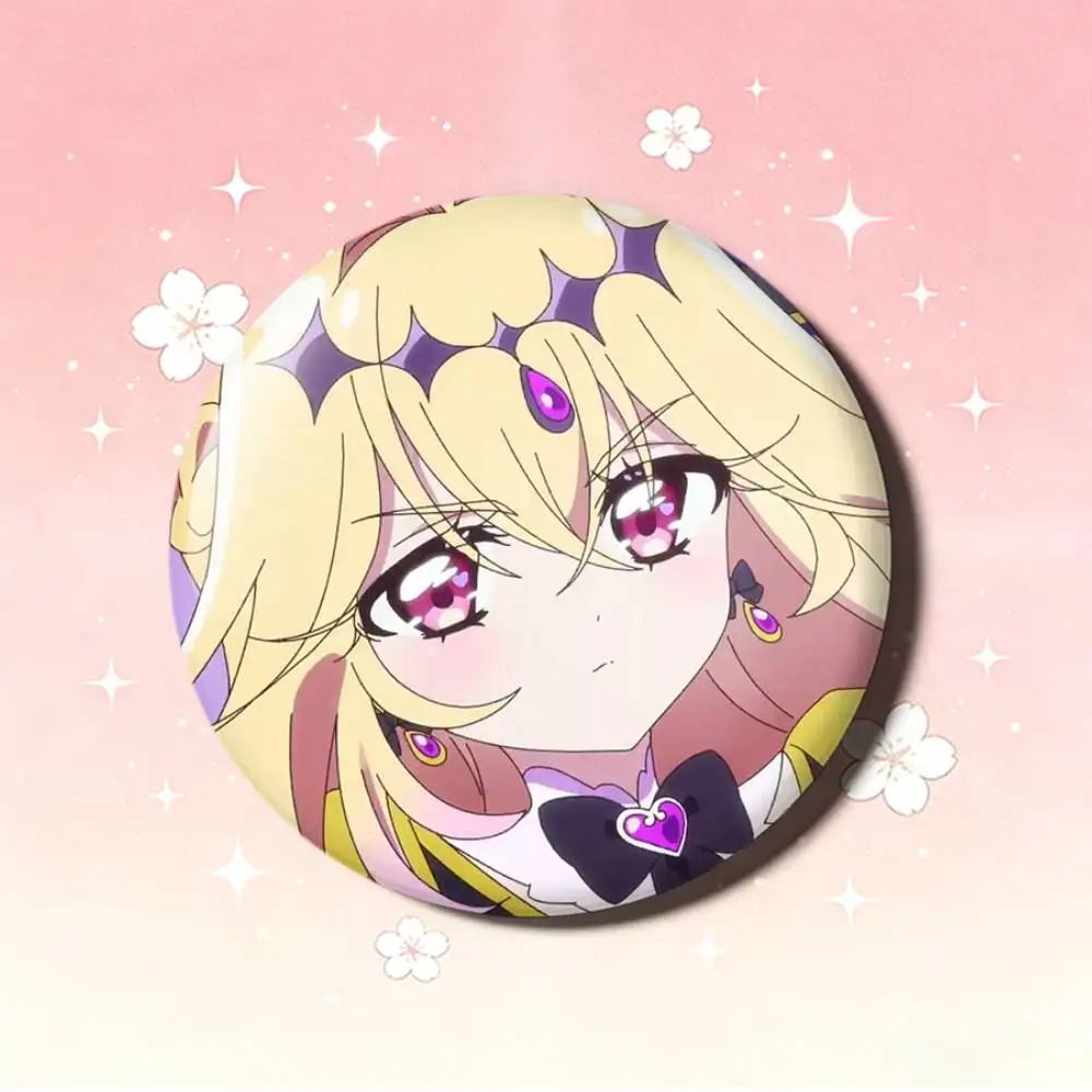 Moria Luruka Star Detective Precure Laser Badge Applicable For Backpack Clothes Hats Decor Creative