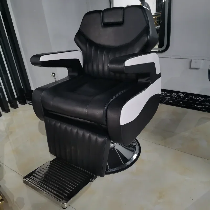 Hot SalesOld Style Men's Barber Chair Classic Hydraulic Barbershop Chair Pu Leather Barbers Chairs