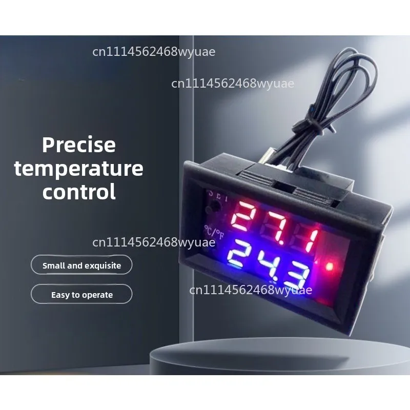 Electronic Temperature Controller 12v Digital Display Intelligent Temperature Controller Switch Temperature Controller