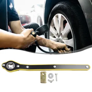Ratscheschlüssel für Arbeitseinsparungen, Garage Tire Scissors Schlüssel, Arbeitswirtschaft, Anpassungswerkzeug für die Automobilreparatur anpassen 12 Hauptverkaufskatze Trinquete - №4