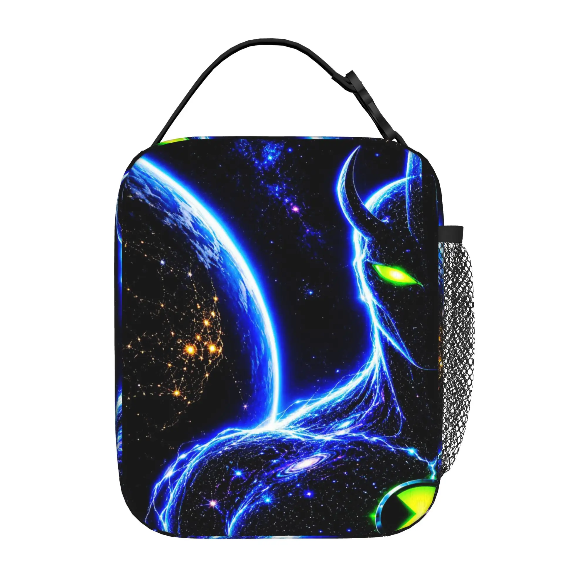 Back to school season  Food Bag Cosmic Alien X Ben 10 Artwork Fashion Fashionable Classic Heat Preservation Lunch Bag