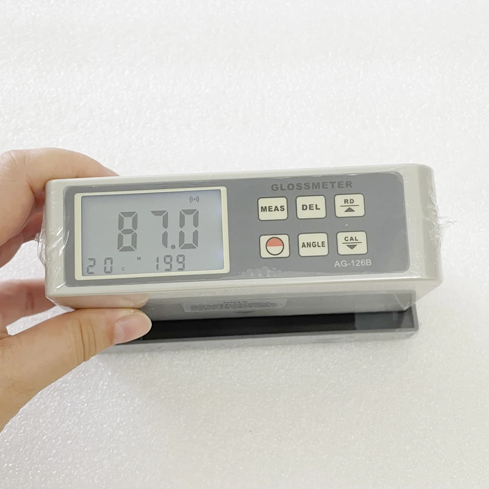 Glossmeter AG-106B (60°), AG-126B (20°/60°), Multi-angle Gloss Meter Tile Coating Stone Gloss Tester