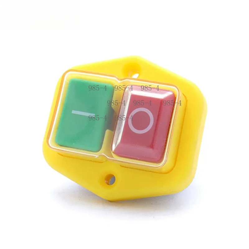 Waterproof Push Button Switch 220-240V 16A, 4/5 Pin Under Voltage Protection Power Tool Trigger Switch
