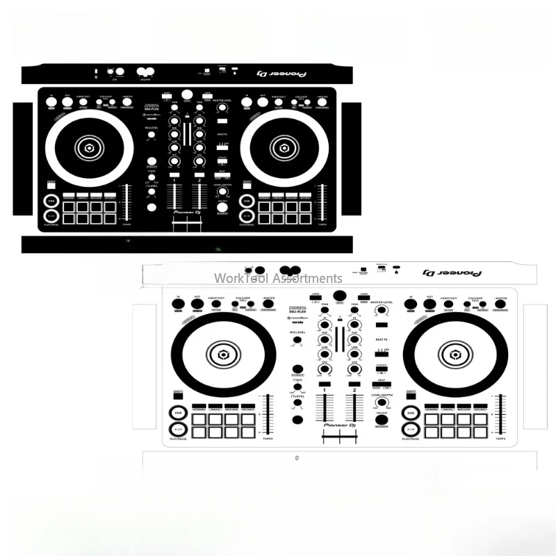 DDJ-FLX4  film  DDJ400 Controller Turntable Skin Sticker Panel Protector
