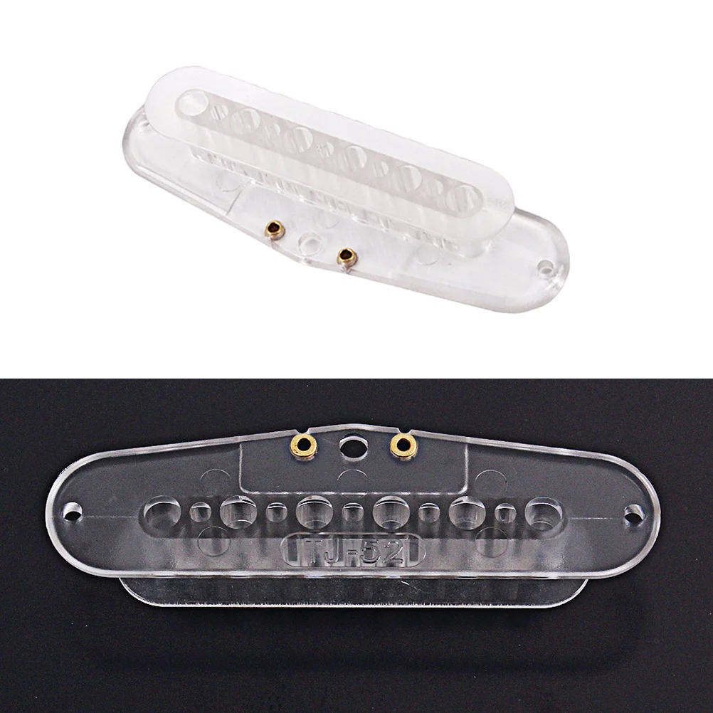 ชุดอุปกรณ์ DIY สำหร์กีตาร์ 3 ชิ้น แบบใส สำหรับฮัมบัคเกอร์ แบบขันสกรูด้านข้าง สำหรับเปลี่ยนอะไหล่ ขนาด 52 มม.