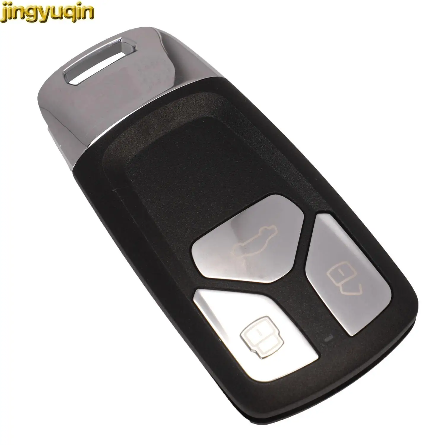 jingyuqin Upgrade Remote Car Key Shell for Audi A3 A4 A4L A5 A6 A8 Quattro Q5 Q7 S5 SQ7 2017 UP TT 2016 3 Buttons Smart FOB