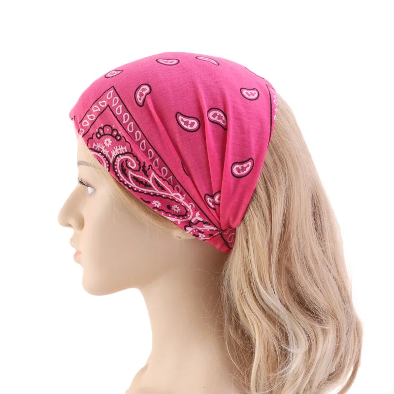 New Women\'s Sport Yoga Headbands Twist Elastic Stretch Hairbands Spa Head Band for Ladies Turban Accessories Headdress