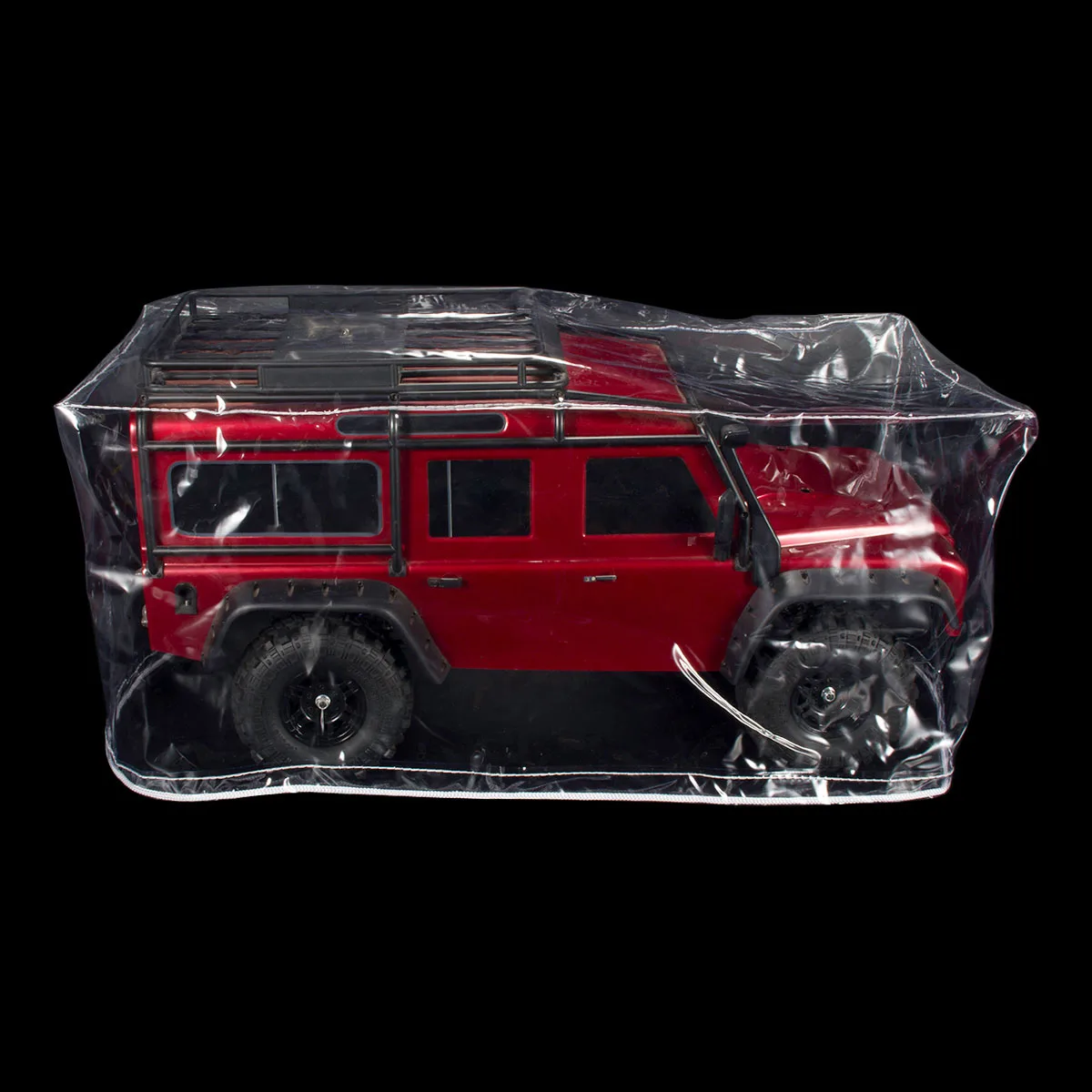 1szt PVC Przezroczysta osłona przeciwpyłowa RC Samochodowy wyświetlacz pyłoszczelny do 1/10 Rock Crawler TRX4 SCX10 III Defender D90 VS4 10 TF2 CC01