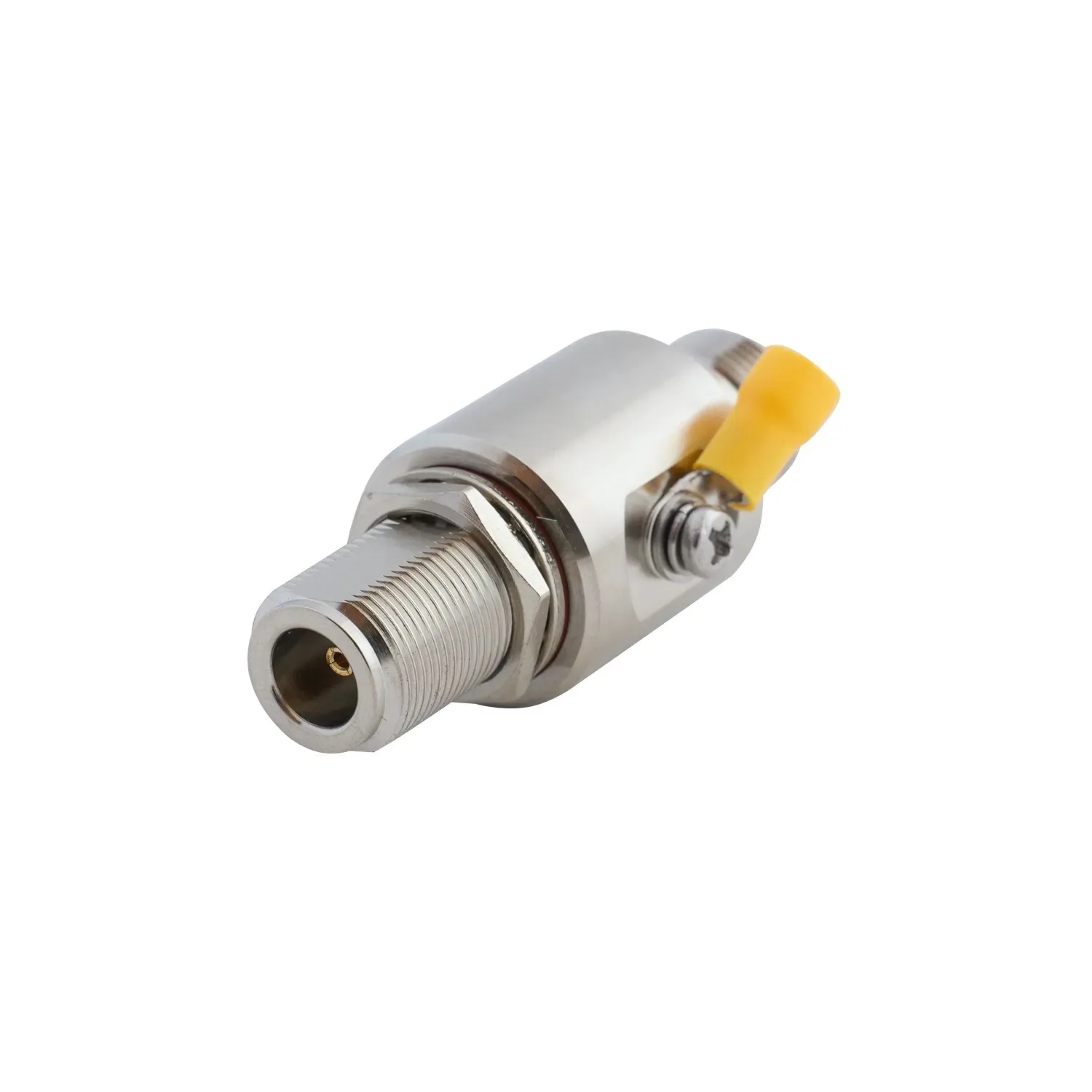 RF Coaxial tipo N hembra a tipo N hembra tubo de descarga de Gas Protector contra sobretensiones/parabrisas de iluminación 230V 6GHz, montaje en mamparo