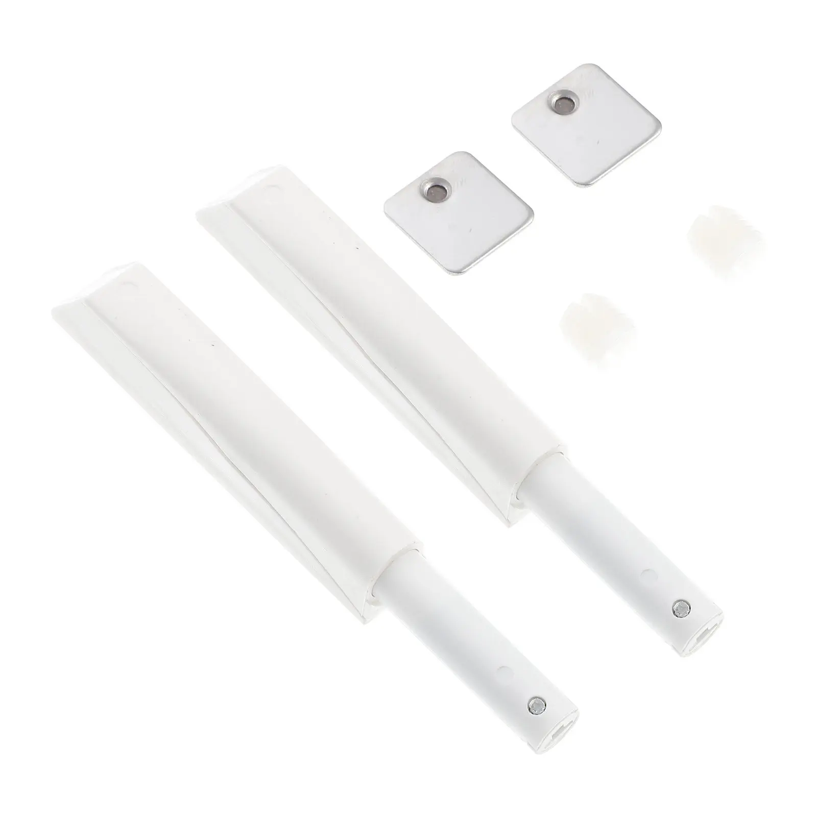 2Pcs Cabinet Door Rebounder Plastic Press Type Rebounding Device Easy Install Convenient for Cupboard Drawer Furniture Doors