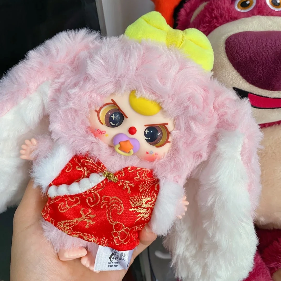 babythree macaron v2 のぬいぐるみ シークレット オイル目 Amazon.com: REIVIVORA Baby Three Rabbit Macaron Cute Bunny V2