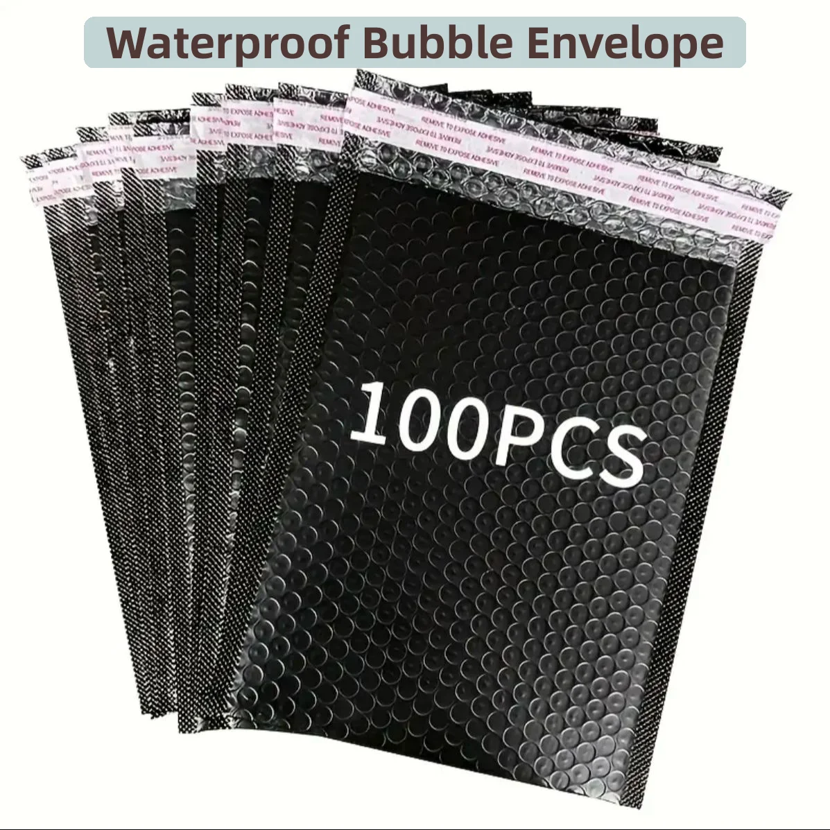 Bubble Mailer Envelopes — 100 Pack